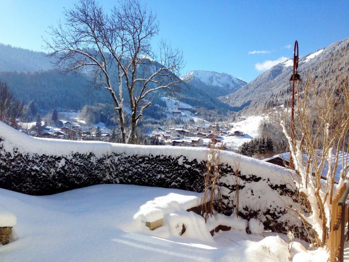 Chalet La Grande Vue Saint-Jean-dʼAulps Dış mekan fotoğraf