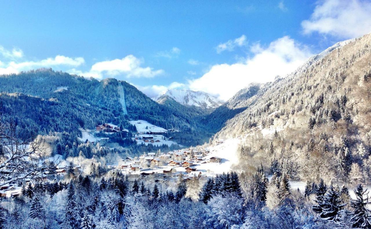 Chalet La Grande Vue Saint-Jean-dʼAulps Dış mekan fotoğraf
